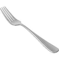Los mejores  - AmazonBasics - Tenedores de mesa de acero inoxidable- con punta redonda- juego de 12